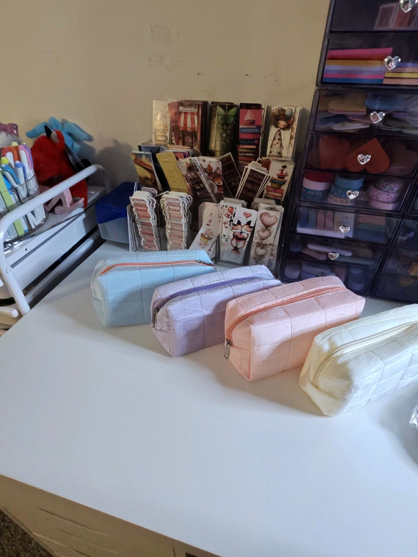 Cute pastel pencil bag