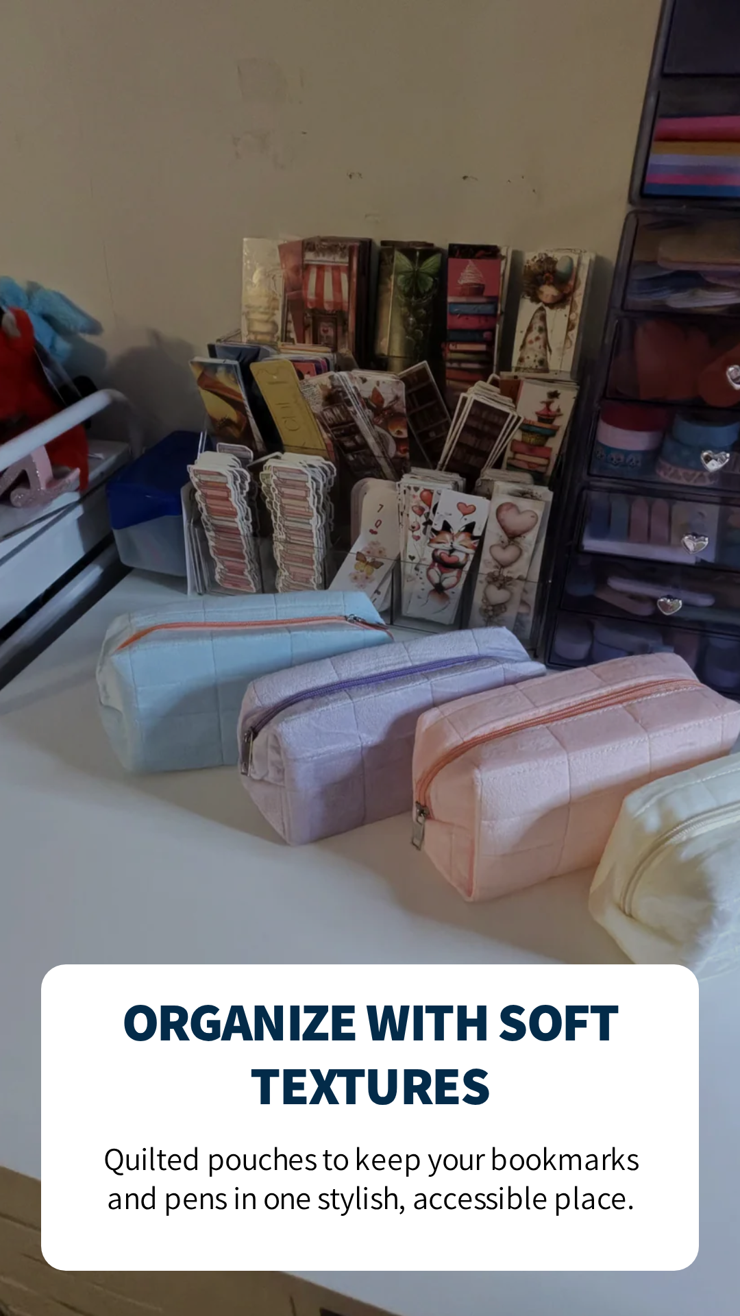 Cute pastel pencil bag
