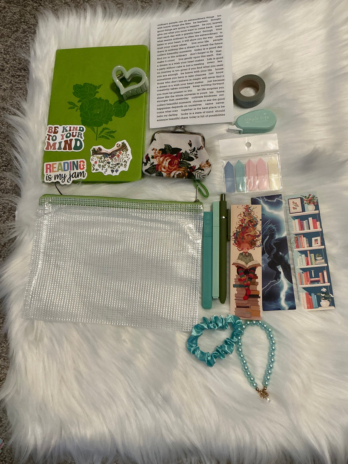 “A bundle designed to comfort, inspire, and embrace your thoughts.”