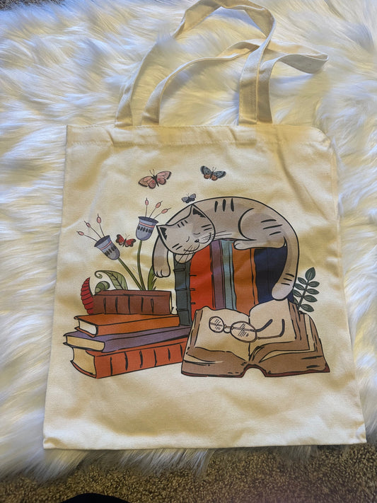 cat tote bag